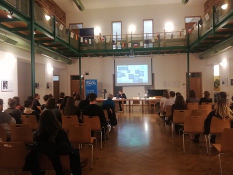 Photo IF 5 on the occasion of Franco-German Day 2020, “Germany and France: Together Against Anti-Semitism and Racism,” on January 21, 2020, at the Goethe-Institut Dresden.