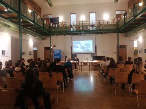 Photo IF 5 on the occasion of Franco-German Day 2020, “Germany and France: Together Against Anti-Semitism and Racism,” on January 21, 2020, at the Goethe-Institut Dresden.