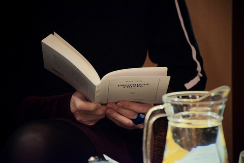 Foto 15 anlässlich der Lesung von Julia Deck „Privateigentum“ im Rahmen ihrer deutschlandweiten Lesereise am 29.10.2020 im Erich Kästner Haus für Literatur e. V. Dresden.