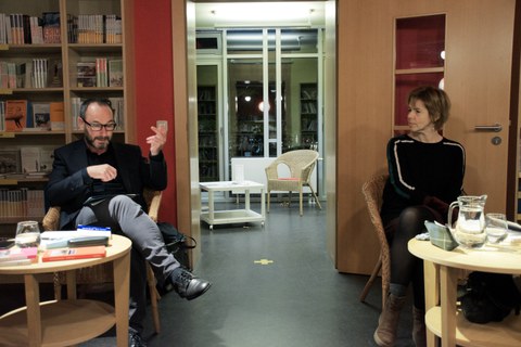 Foto 16 anlässlich der Lesung von Julia Deck „Privateigentum“ im Rahmen ihrer deutschlandweiten Lesereise am 29.10.2020 im Erich Kästner Haus für Literatur e. V. Dresden.