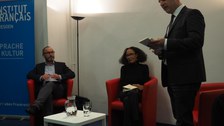Foto 5 anlässlich der Lesung "Sanfte Debakel" – Lesung & Diskussion mit Yanick Lahens (Haiti) am 07.10.2021 im Institut français Dresden.