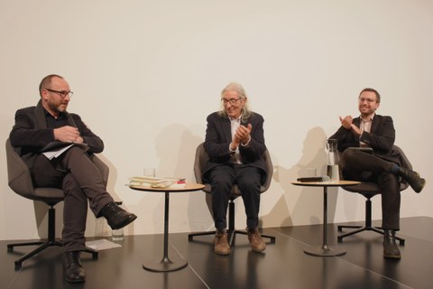 Foto während der Lesung Boualem Sansal am 8. Dezember 2022 in Dresden
