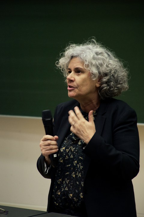 Fotoimpressionen von der Eröffnung der Fotoausstellung "Poser pour la liberté / Standing for freedom" am 13. April 2022 im Hörsaalzentrum der TU Dresden