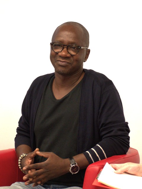 Photo 17 on the occasion of the reading and discussion of “Frau des Himmels und der Stürme" (Woman of the Sky and the Storms) with Wilfried N’Sondé on June 9, 2023, at the Institut français Dresden.