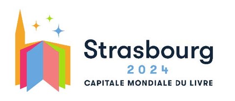 Logo des Projektaufrufs "Botschafter:in des Lesens Straßburg-Dresden" 2024