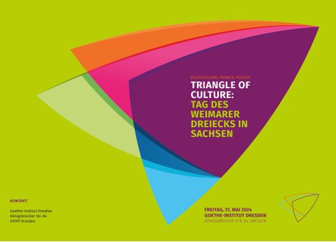 Programm (Ausschnitt) vom Tag des Weimarer Dreiecks in Sachsen am 31. Mai 2024