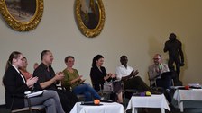 Foto 8 anlässlich der Internationalen Podiumsdiskussion "Kolonialgeschichte erinnern: regional, europäisch, global" am 17. Juni 2024 im Stadtmuseum Dresden.