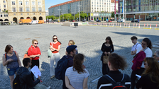 Foto 9 während des Besuchs einer Delegation der Universität Straßburg (Frankreich) vom 25. bis 31. Mai 2025 in der Stadt Dresden.