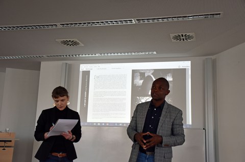 Foto während des Fotografie-Workshops mit Baudoin Mouanda am 2. April 2025