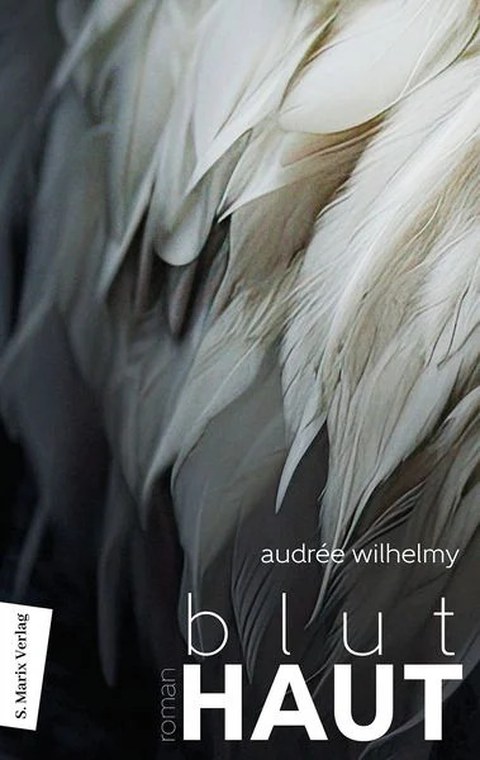 Cover des Buches "Bluthaut" von Audrée Wilhelmy, S. Marix Verlag 2025