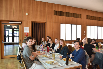 Foto anlässlich des Workshops "Québecer CÉGEP-Studierende zu Gast" am 22. Mai 2025