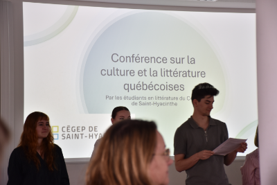 Foto anlässlich des Workshops "Québecer CÉGEP-Studierende zu Gast" am 22. Mai 2025