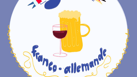 Plakat Soirée franco-allemande WiSe 2025_26