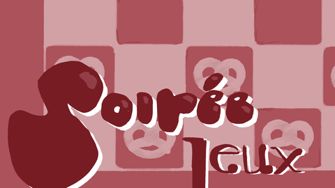 Plakat Soirée jeux - deutsch-französischer Spieleabend 08.12.2025