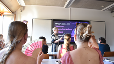 Foto 2 anlässlich des Workshops „Warum Fremdsprachen lernen mit/durch/trotz KI?“ von JProf. Dr. Anne-Marie Lachmund & Dr. Torsten König im Rahmen der Dresdner Lange Nacht der Wissenschaften am 26.06.2026 an der TU Dresden.