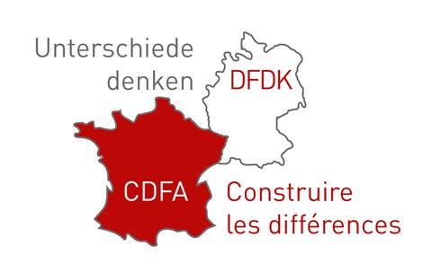 Logo des Deutsch-Französischen Doktorandenkollegs "Unterschiede denken"