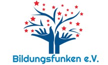 Logo des Vereins Bildungsfunken. Verein für Demokratie durch Bildung e.V; Webseite: https://www.bildungsfunken.de