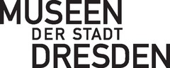 Logo of the Dresden Municipal Museums, black lettering, https://museen-dresden.de/