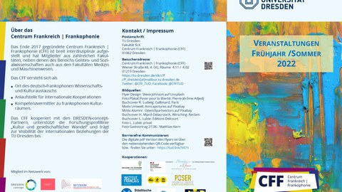 CFF-Programmflyer Frühjahr/Sommer 2022, Seite 1