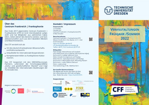 CFF-Programmflyer Frühjahr/Sommer 2022, Seite 1