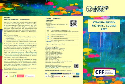 CFF-Programmflyer Frühjahr/Sommer, Seite 1
