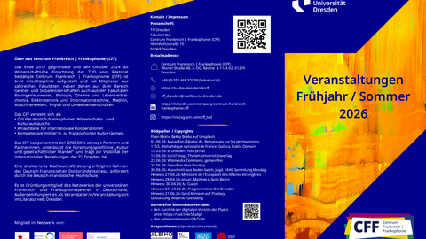 CFF-Programmflyer SoSe 2026, Seite 1