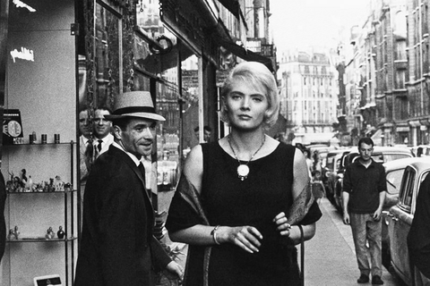 Straßenszene aus dem Film "Cléo" von Agnès Varda