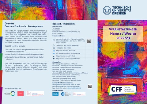 CFF-Programmflyer Herbst/Winter 2022/23, Seite 1