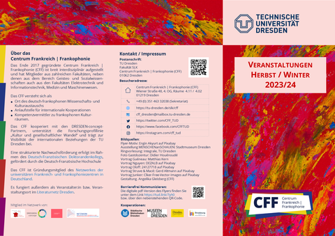 CFF-Programmflyer Herbst/Winter 2023/24, Seite 1