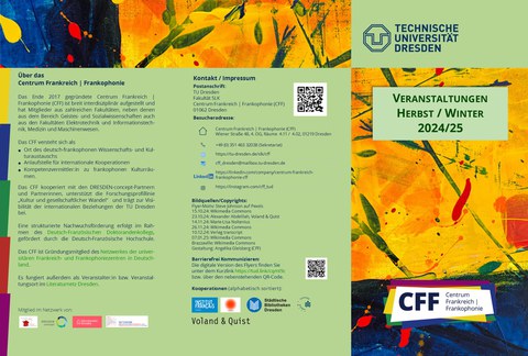 CFF-Programmflyer Herbst/Winter 2024/25, Seite 1