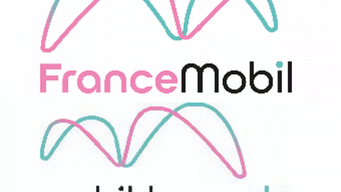 Collage aus den Logos der Programme FranceMobil und mobiklasse.de des Deutsch-Französischen Jugendwerks.