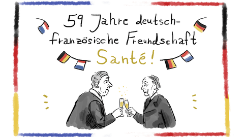 59 Jahre deutsch-französische Freundschaft! 