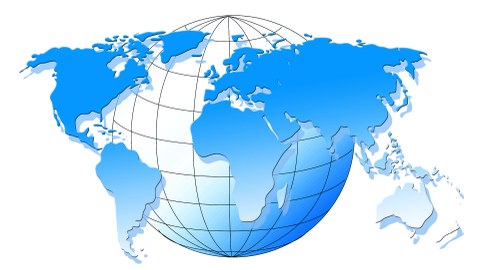 Globus-Kontinente