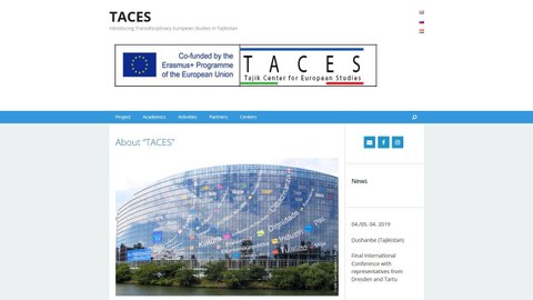 TACES Projektseite
