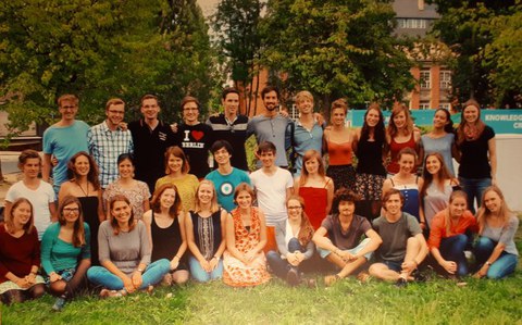 Foto der Alumni des Jahrgangs IB 2011 (2014)