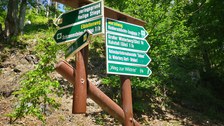 Wegweiser in der Sächsischen Schweiz