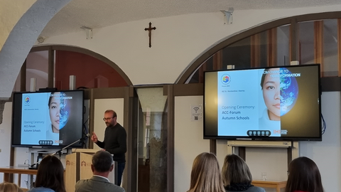 ACC Forum opening ceremony with the speech from Prof. Dr. Remmer Sassen