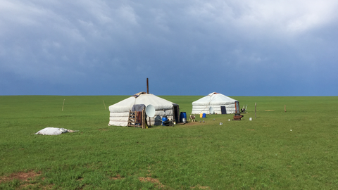 Mongolische Steppe