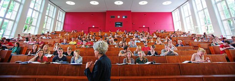 Vorlesung im Hörsaal