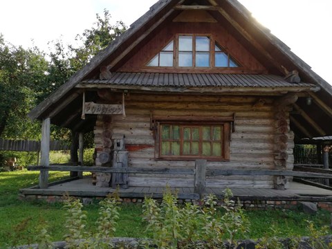 ein alt-belarussisches Bauernhaus