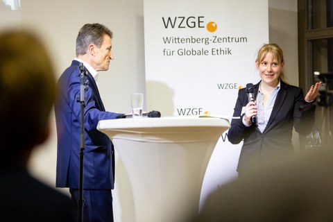 Miriam Fink im Gespräch mit Prof. Dr. Huber