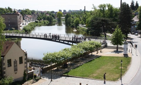 Görlitz mit Blick auf die Neiße