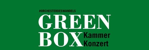 Werdung für das Green Box-Kammer Konzert