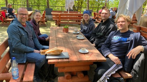 Foto von der Exkursion zur Landeskrone