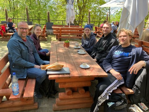Foto von der Exkursion zur Landeskrone