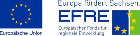 Logo Europa fördert Sachsen