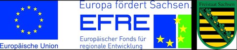 Logo EFRE fördert Sachsen