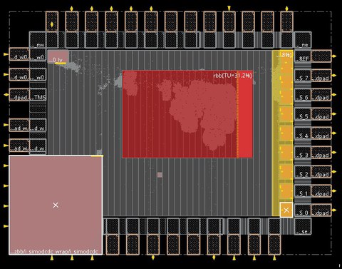 Bildschirmfoto, Layout des SEMECO-Schaltkreises