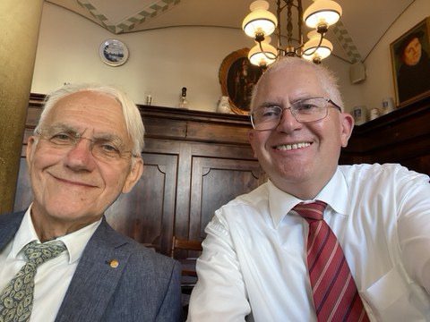 Photo from ICO-25, from left, Gérard Mourou (Nobel Prize 2018) and Juergen Czarske.jpg