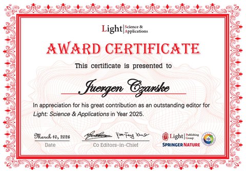 LSA-Award for outstanding Editor JC 2025
